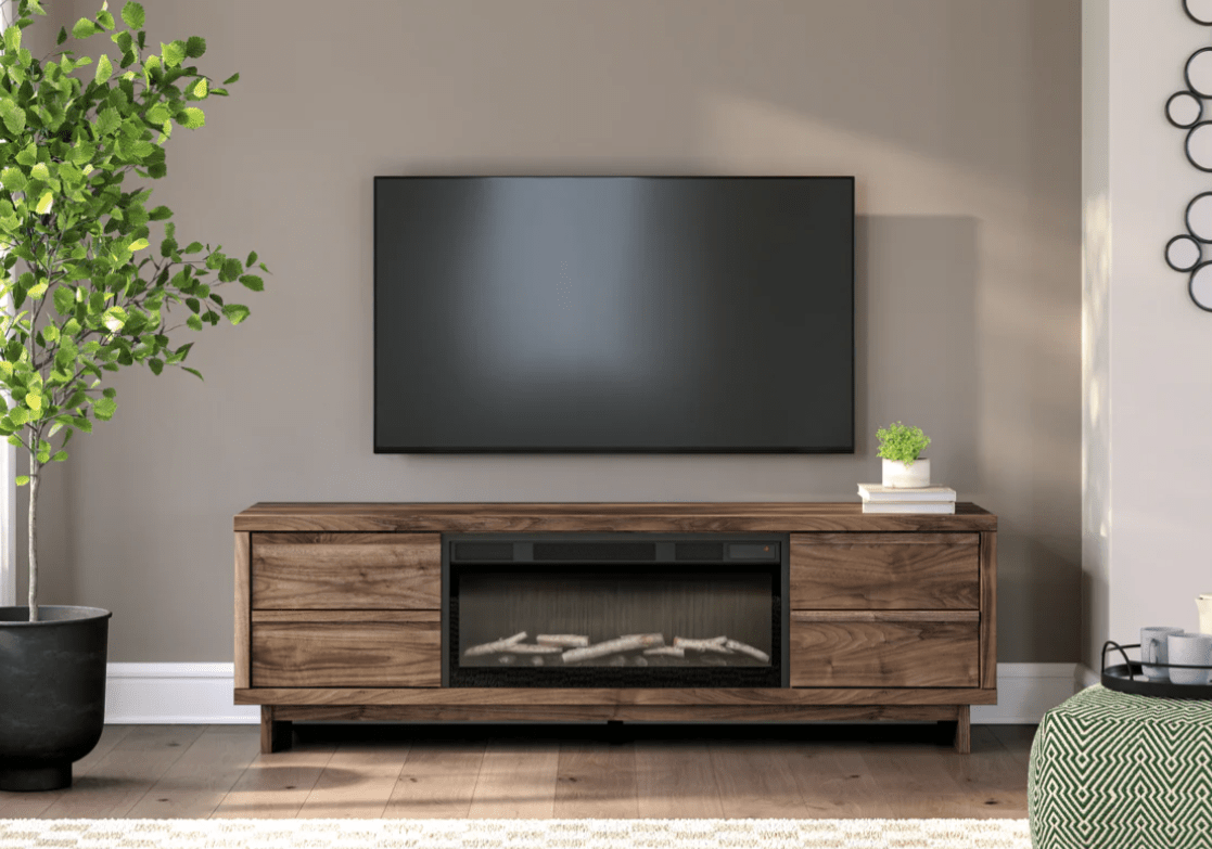 AshleyAshley Zadilyn - XL TV Stand With Fireplace Option - W3367