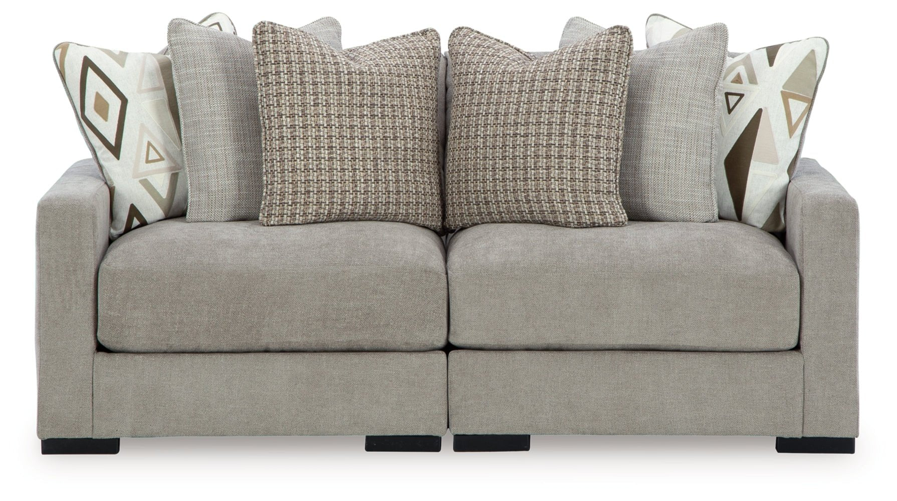 AshleyAslan Court 2 - Piece Loveseat Sectional