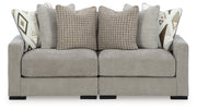 AshleyAslan Court 2 - Piece Loveseat Sectional