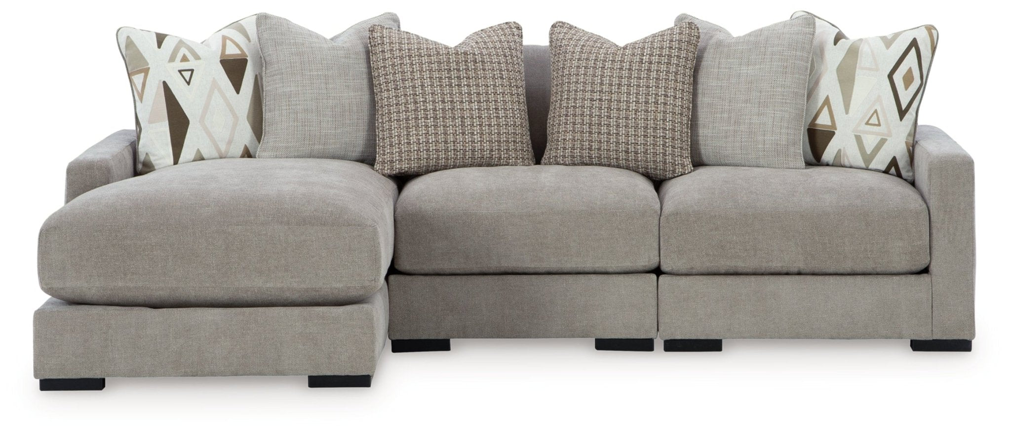 AshleyAslan Court 3 - Piece Sofa Sectional with Chaise