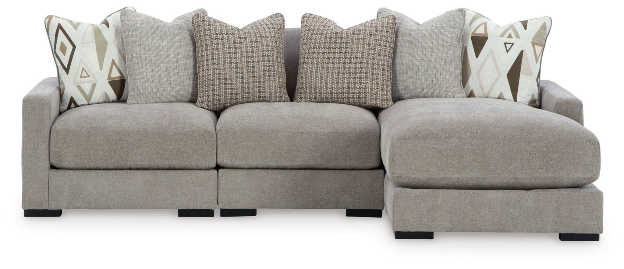 AshleyAslan Court 3 - Piece Sofa Sectional with Chaise