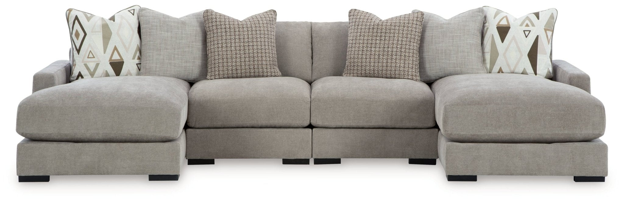 AshleyAslan Court 4 - Piece Sofa Pit Sectional