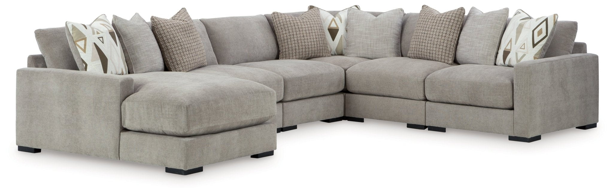 AshleyAslan Court 6 - Piece Sectional with Chaise
