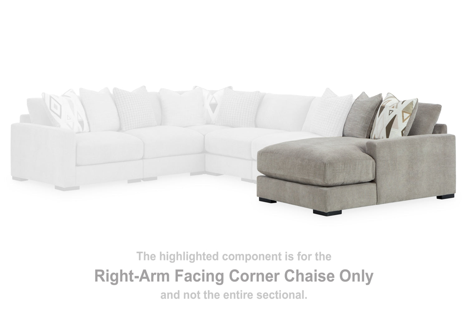 AshleyAslan Court 6 - Piece Sectional with Chaise
