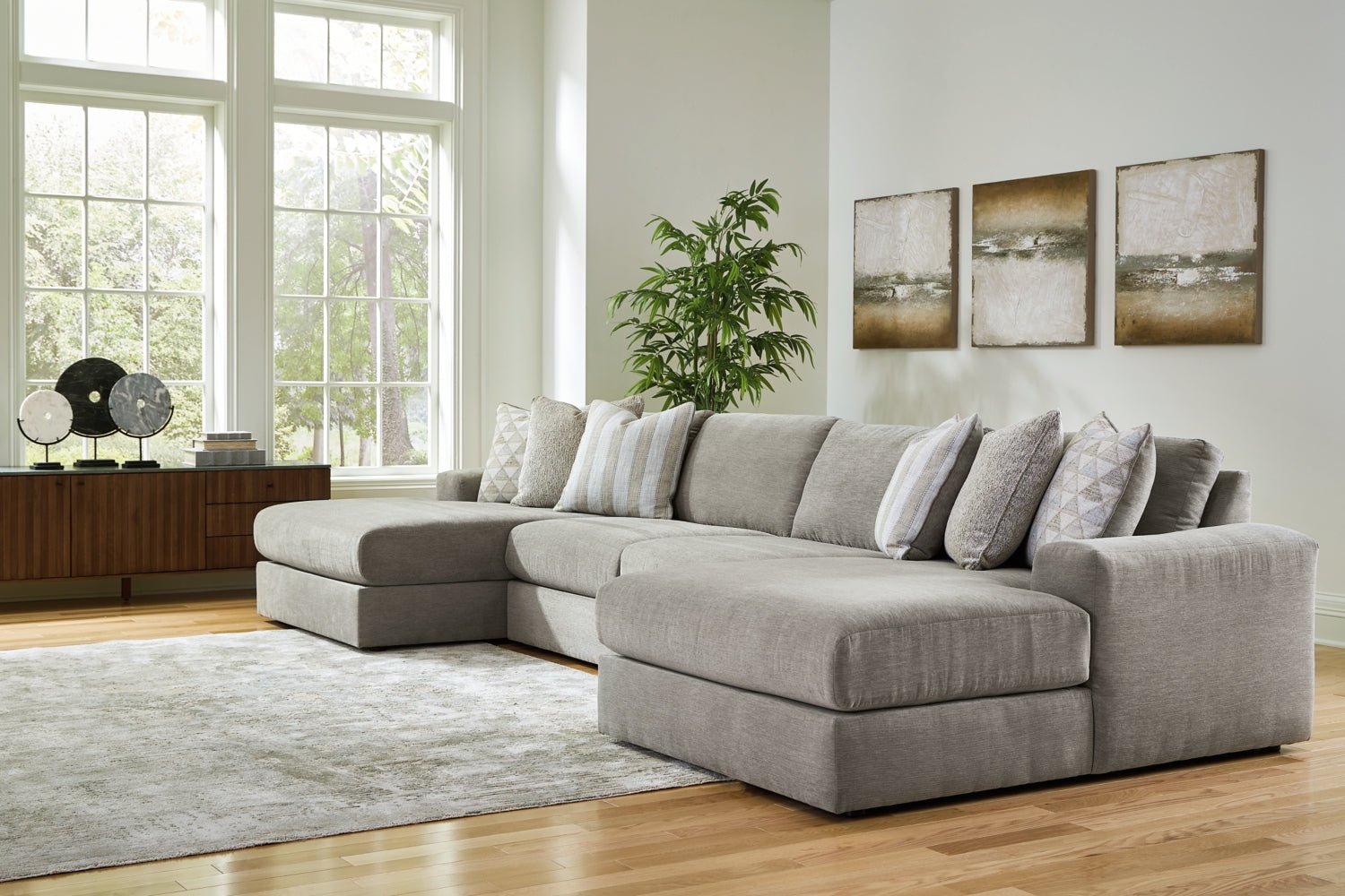 AshleyAvaliyah 4 - Piece Double Chaise Sectional