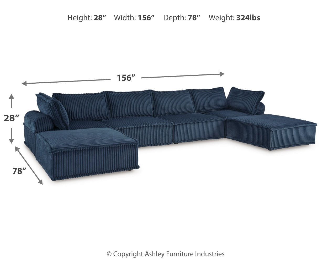 AshleyBales 6 - Piece Modular Seating
