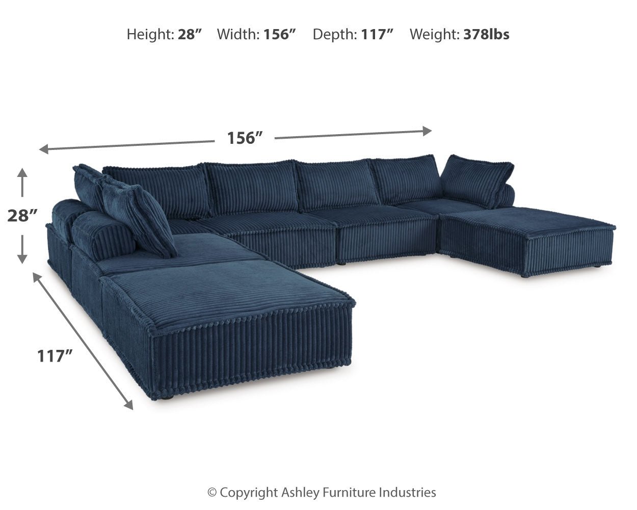 AshleyBales 7 - Piece Modular Seating