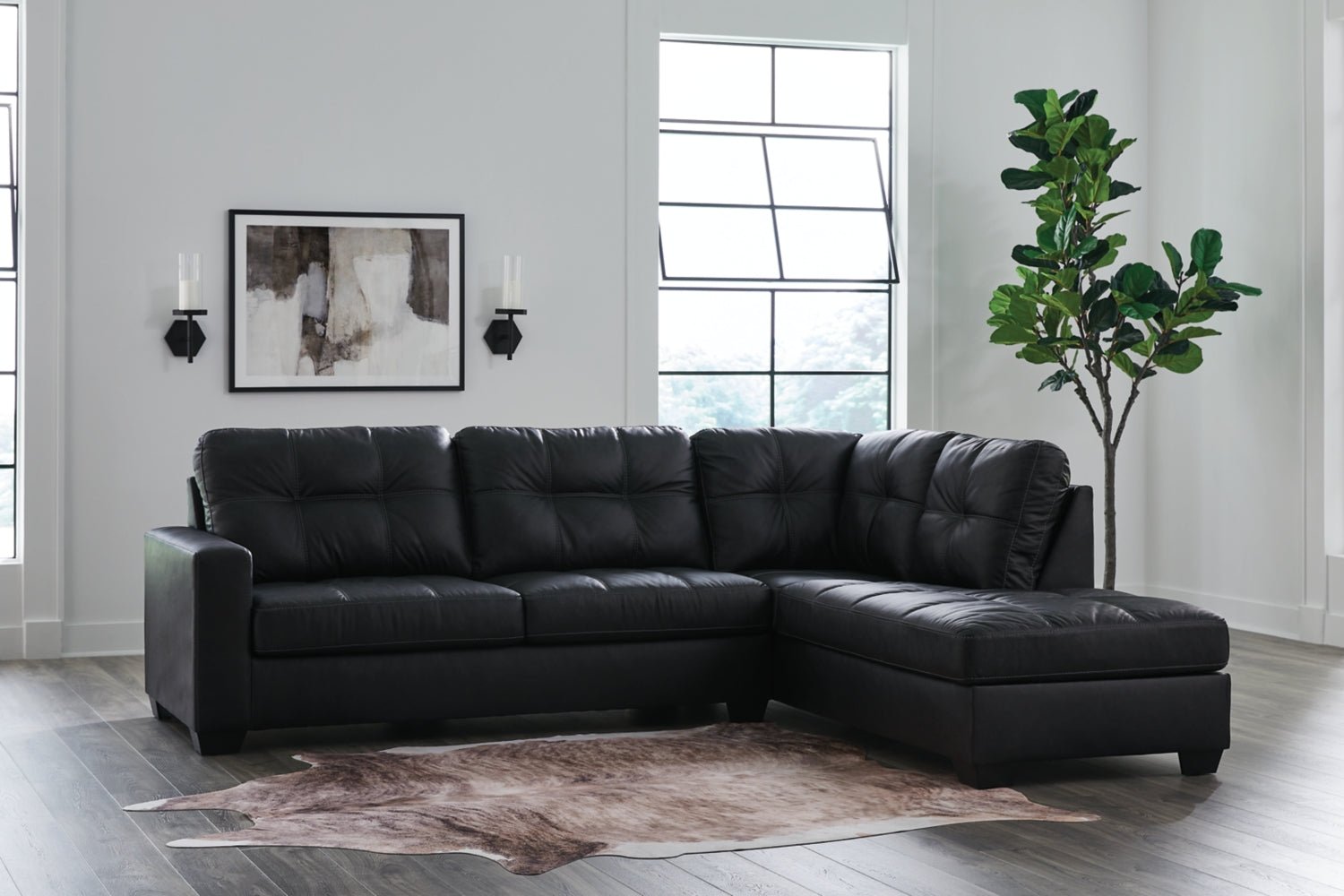 AshleyBarlin Mills 2 - Piece Sectional with Chaise