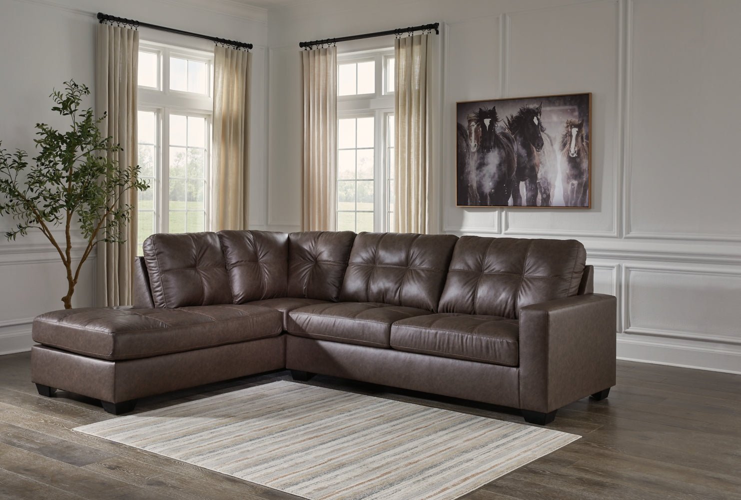 AshleyBarlin Mills 2 - Piece Sectional with Chaise