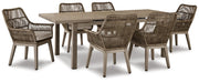 AshleyBeach Front Outdoor Dining Set