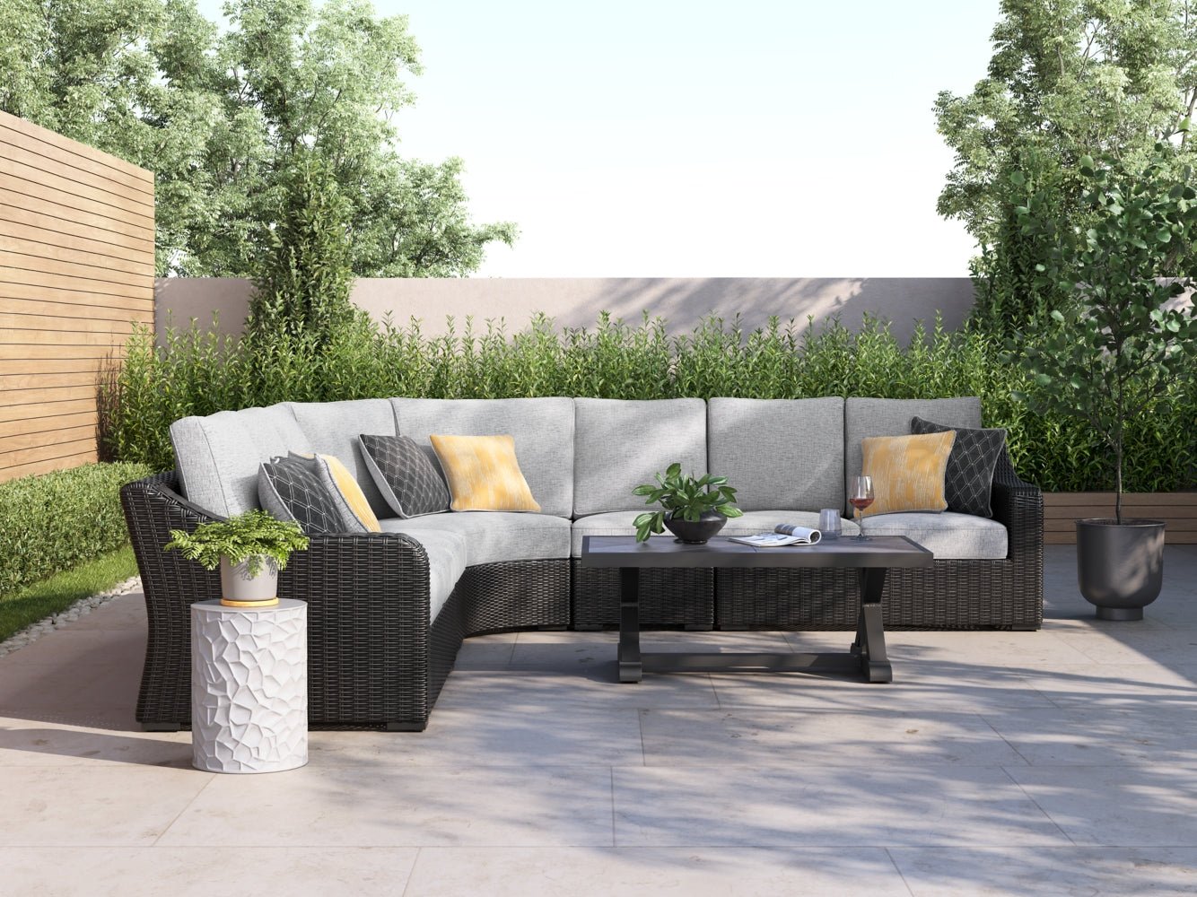 AshleyBeachcroft 5 - Piece Outdoor Sectional