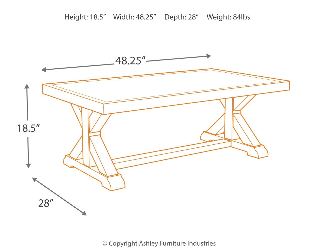 AshleyBeachcroft Outdoor Coffee Table