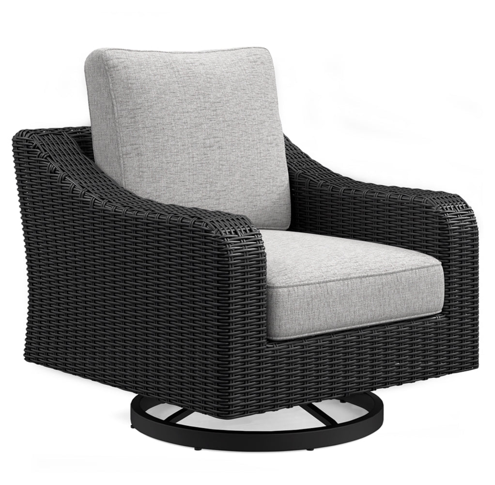 AshleyBeachcroft Outdoor Sofa and 2 Chairs with Coffee Table