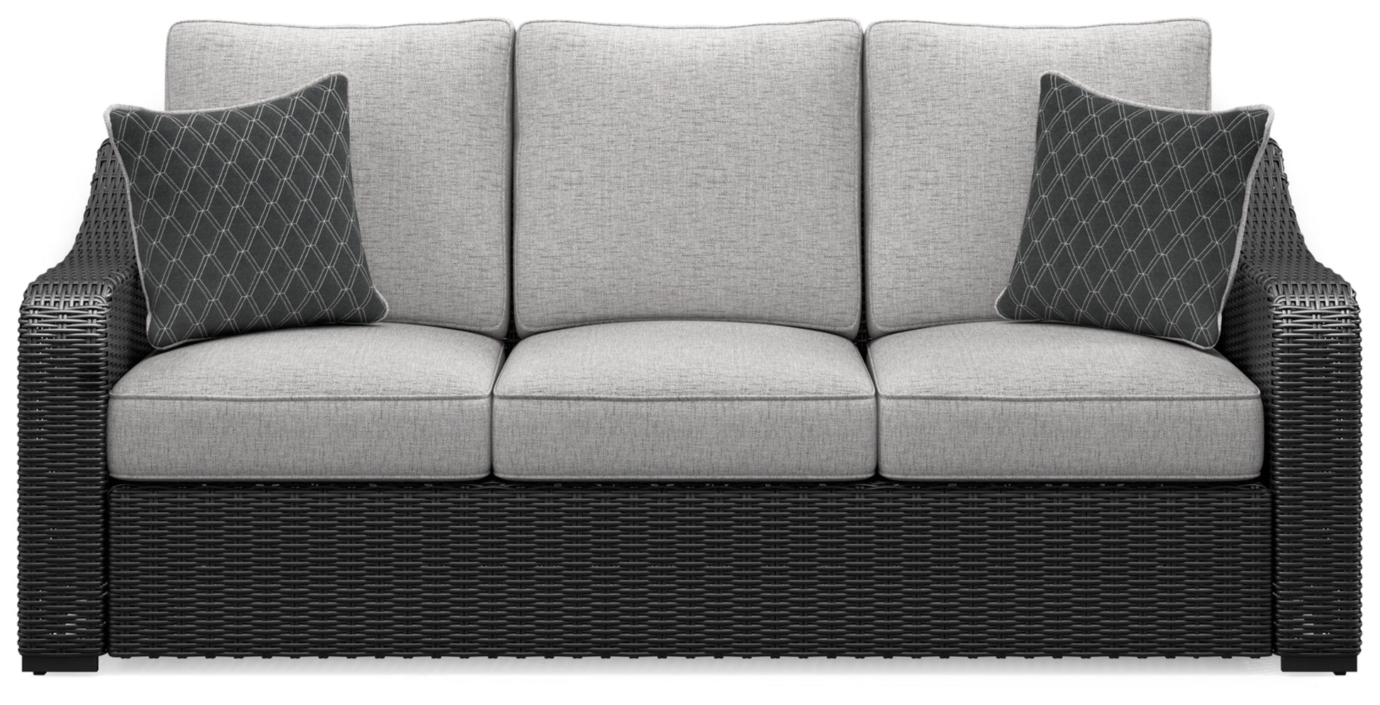 AshleyBeachcroft Outdoor Sofa and 2 Chairs with Coffee Table