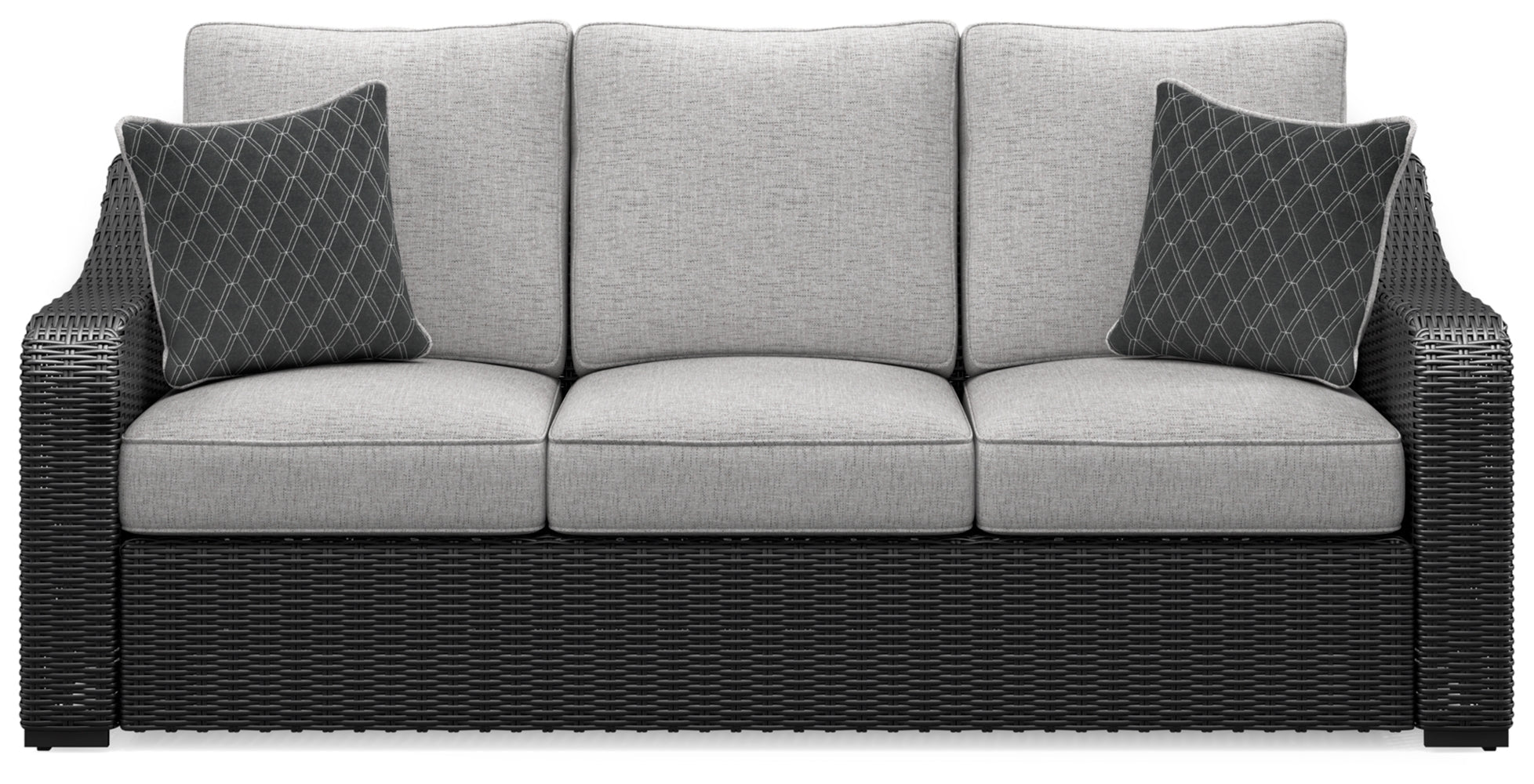 AshleyBeachcroft Outdoor Sofa and 2 Chairs with Coffee Table