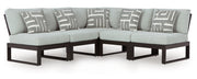 AshleyBeachloft 5 - Piece Outdoor Sectional