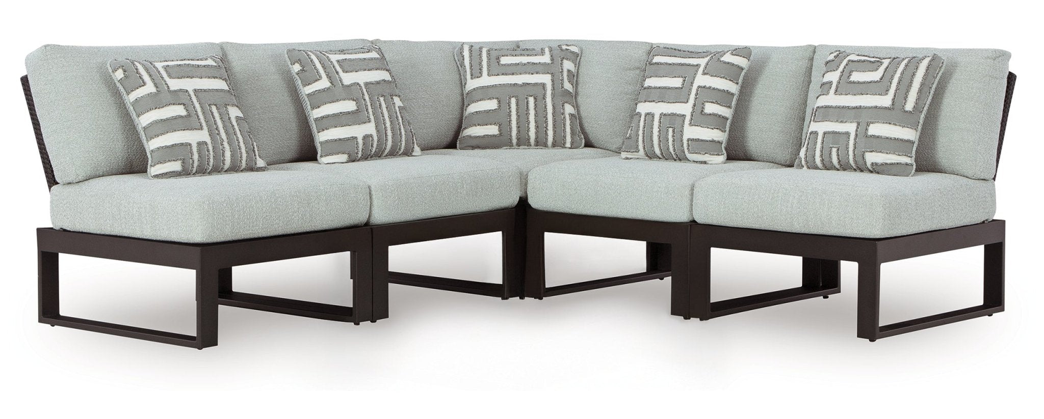 AshleyBeachloft 5 - Piece Outdoor Sectional