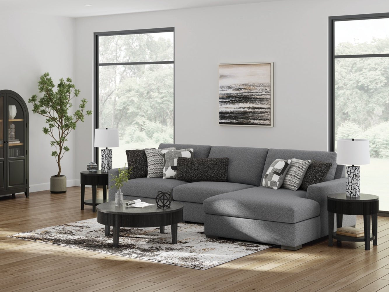 AshleyBealton 3 - Piece Sectional with Chaise