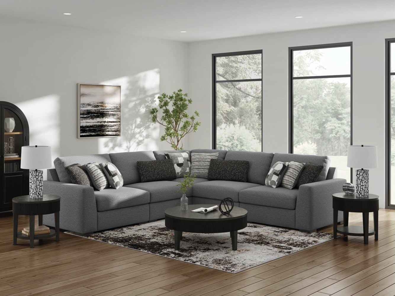 AshleyBealton 5 - Piece Sectional