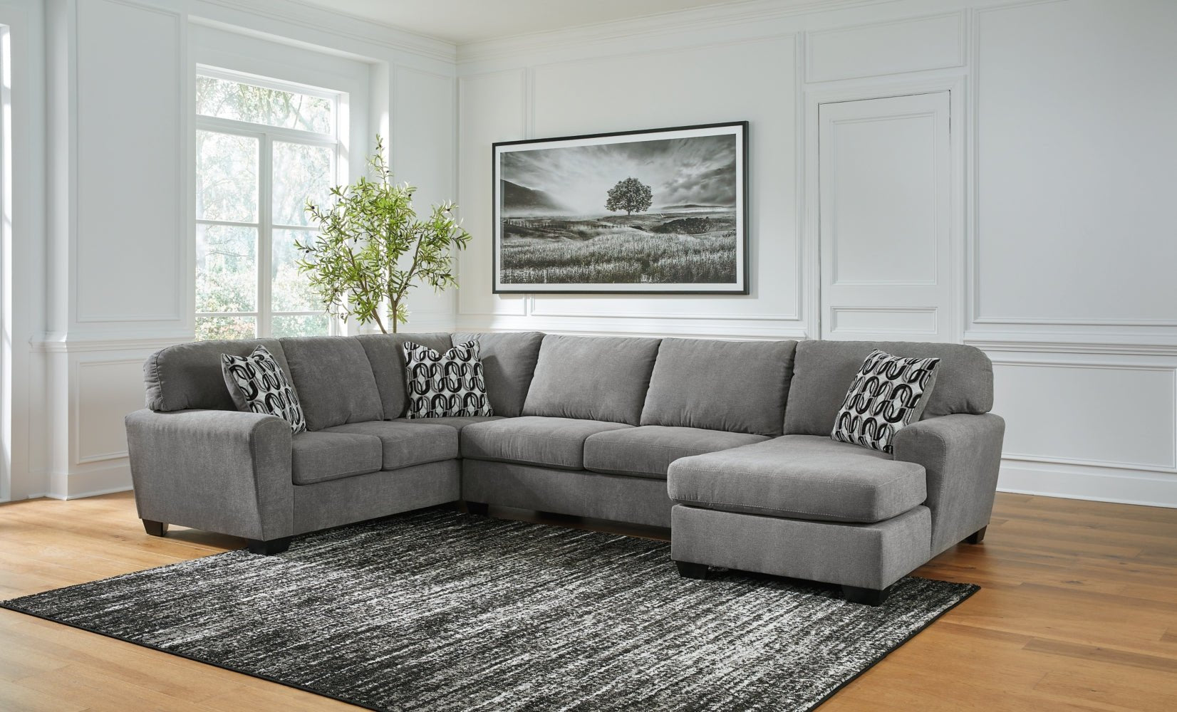 AshleyBirkdale Court 3 - Piece Sectional with Chaise