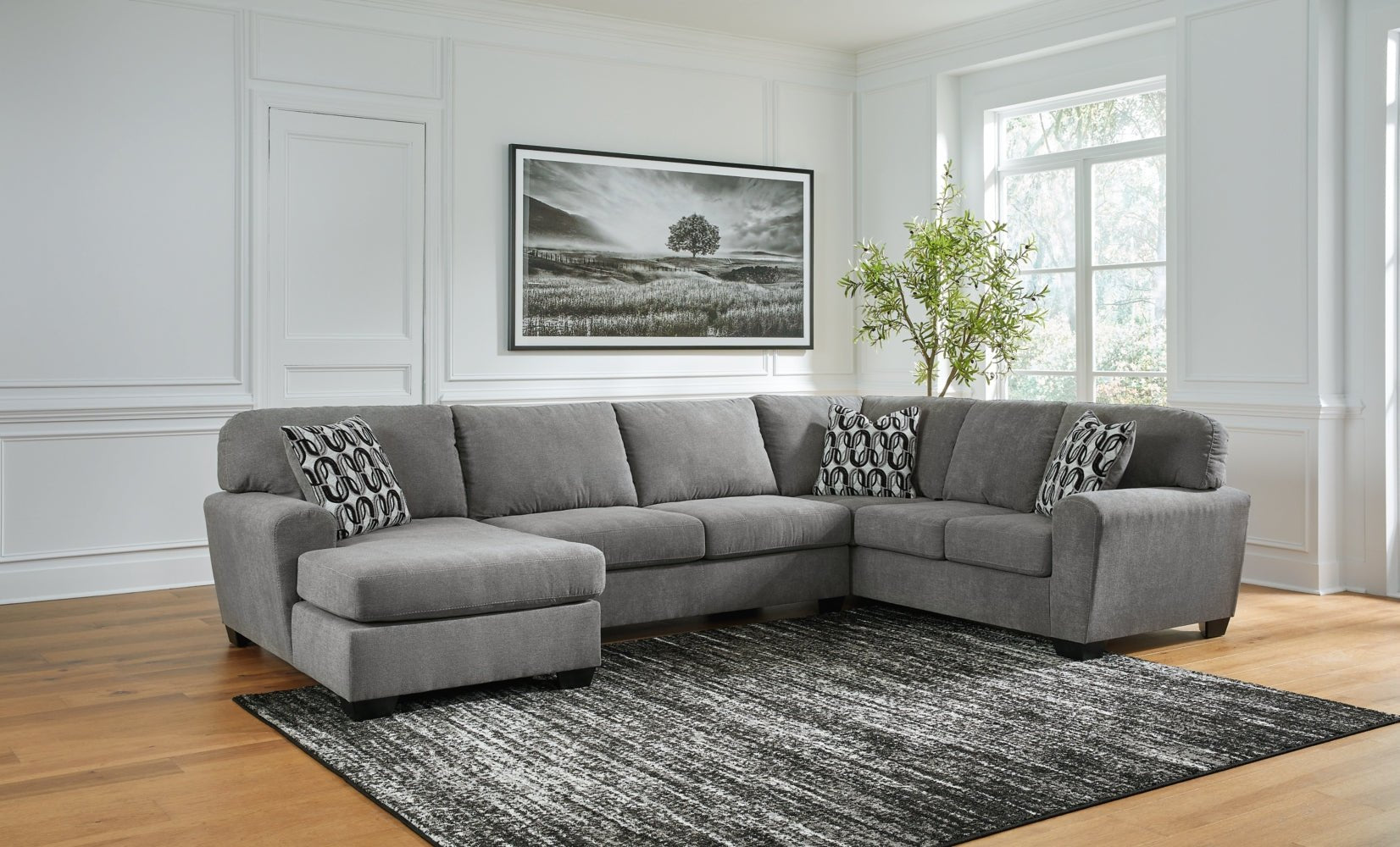 AshleyBirkdale Court 3 - Piece Sectional with Chaise