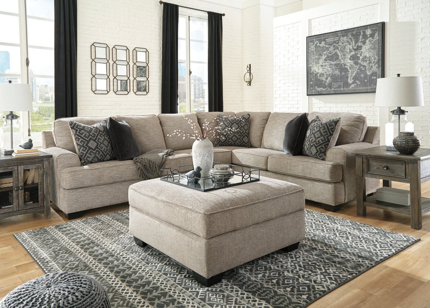 AshleyBovarian 3 - Piece Sectional