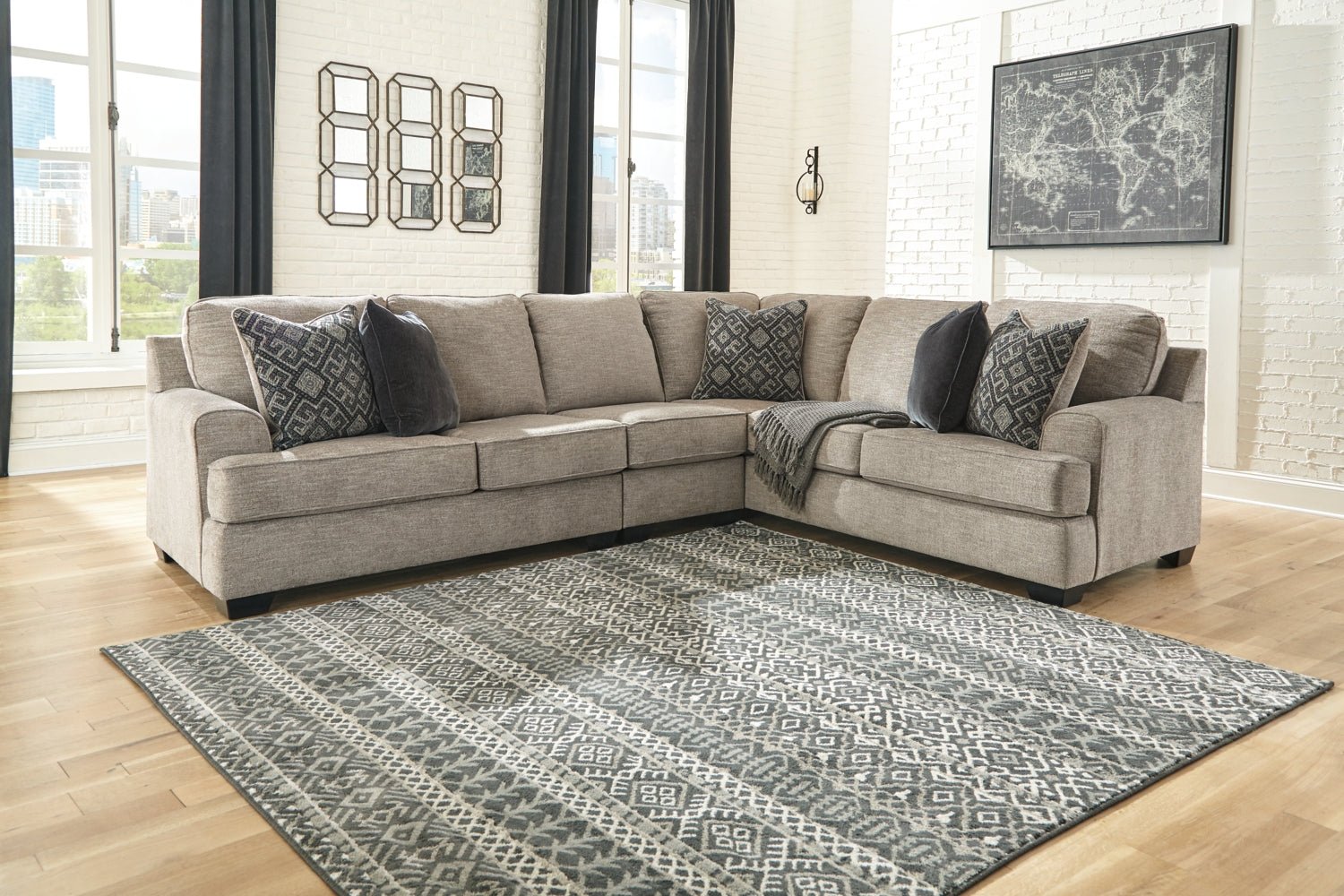 AshleyBovarian 3 - Piece Sectional