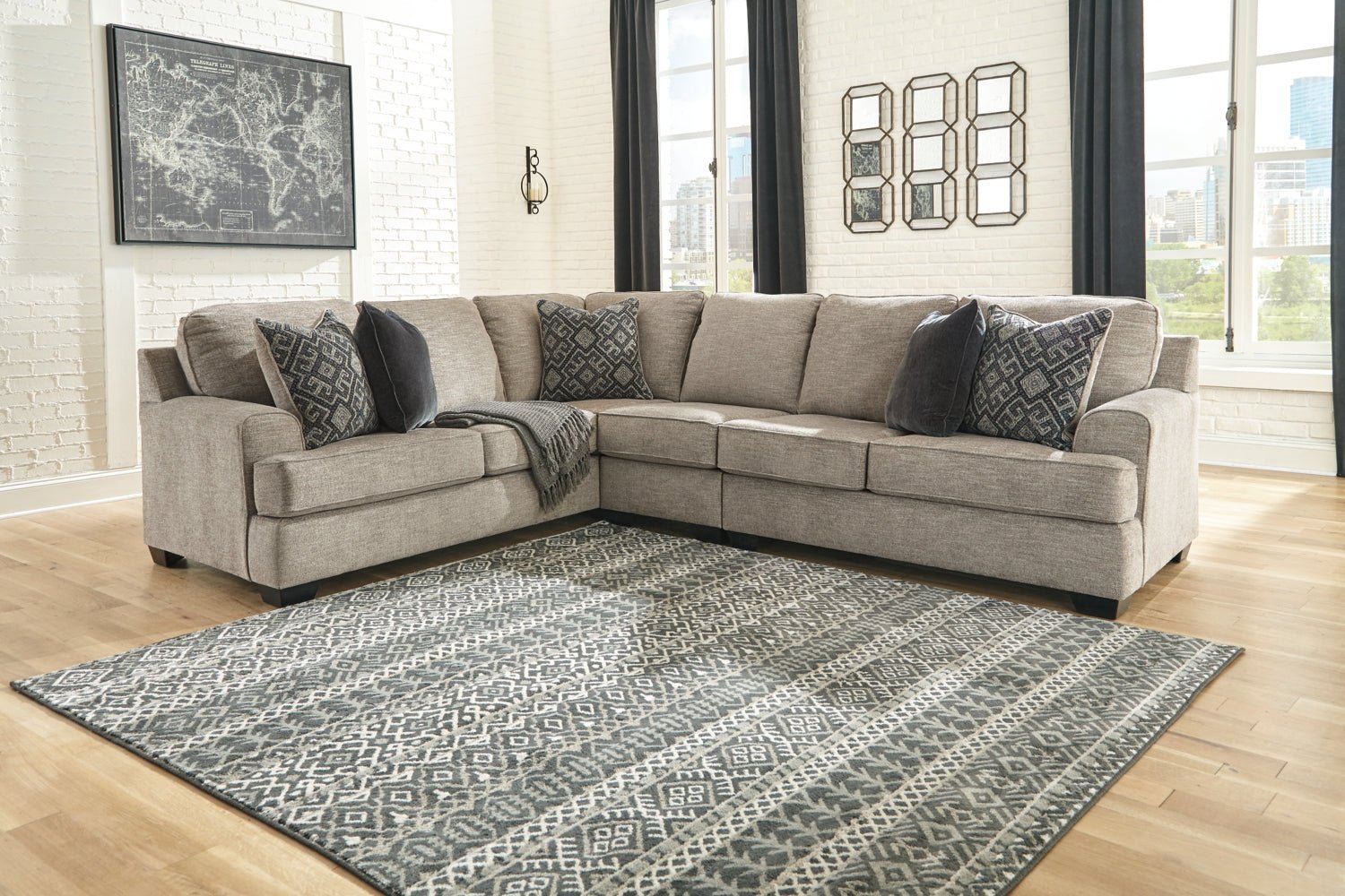 AshleyBovarian 3 - Piece Sectional