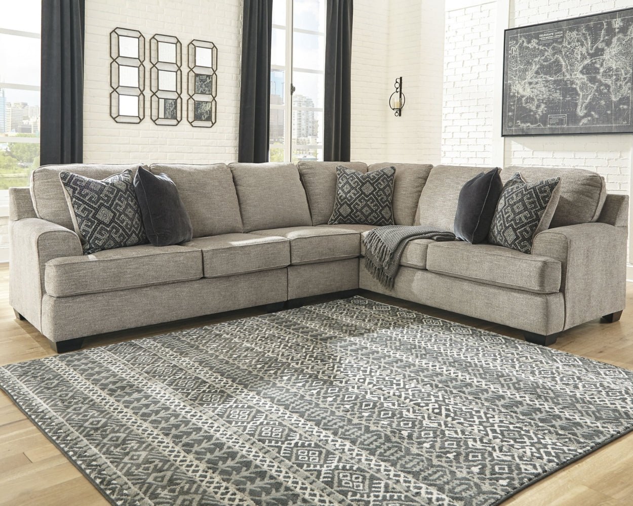 AshleyBovarian 3 - Piece Sectional