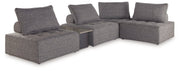 AshleyBree Zee 5 - Piece Outdoor Sectional