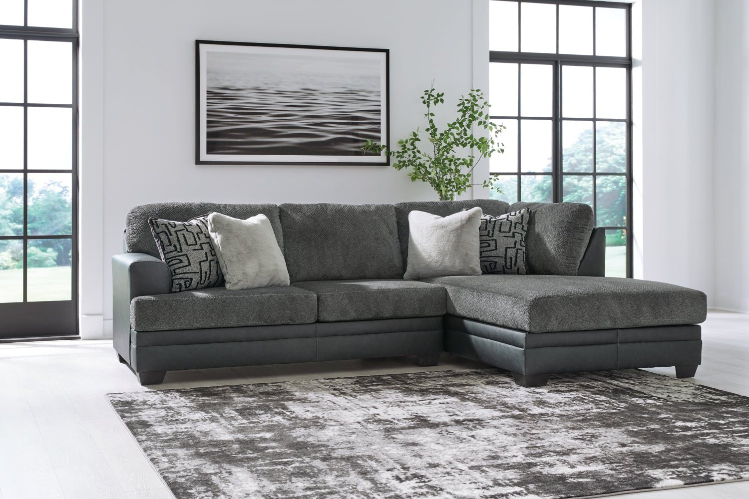 AshleyBrixley Pier 2 - Piece Sectional with Chaise