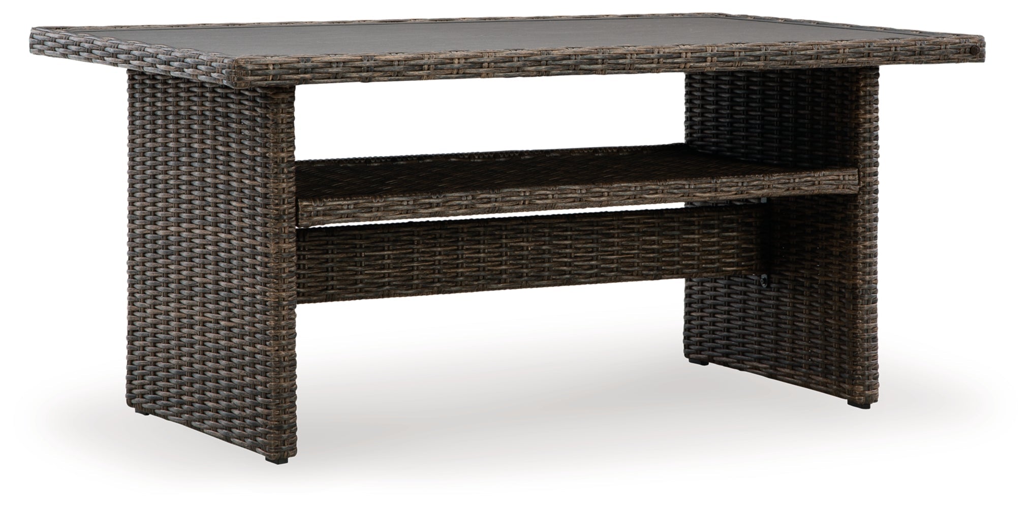 AshleyBrook Ranch Outdoor Sectional Set with Lounge Chair and Coffee Table