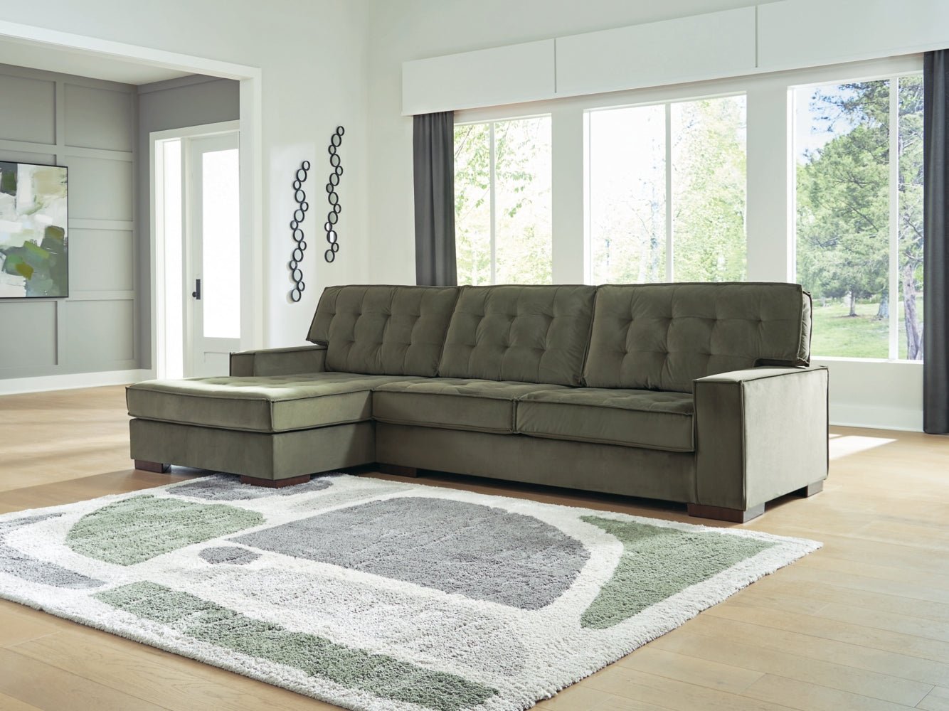 AshleyCaspian - Town 2 - Piece Sectional with Chaise