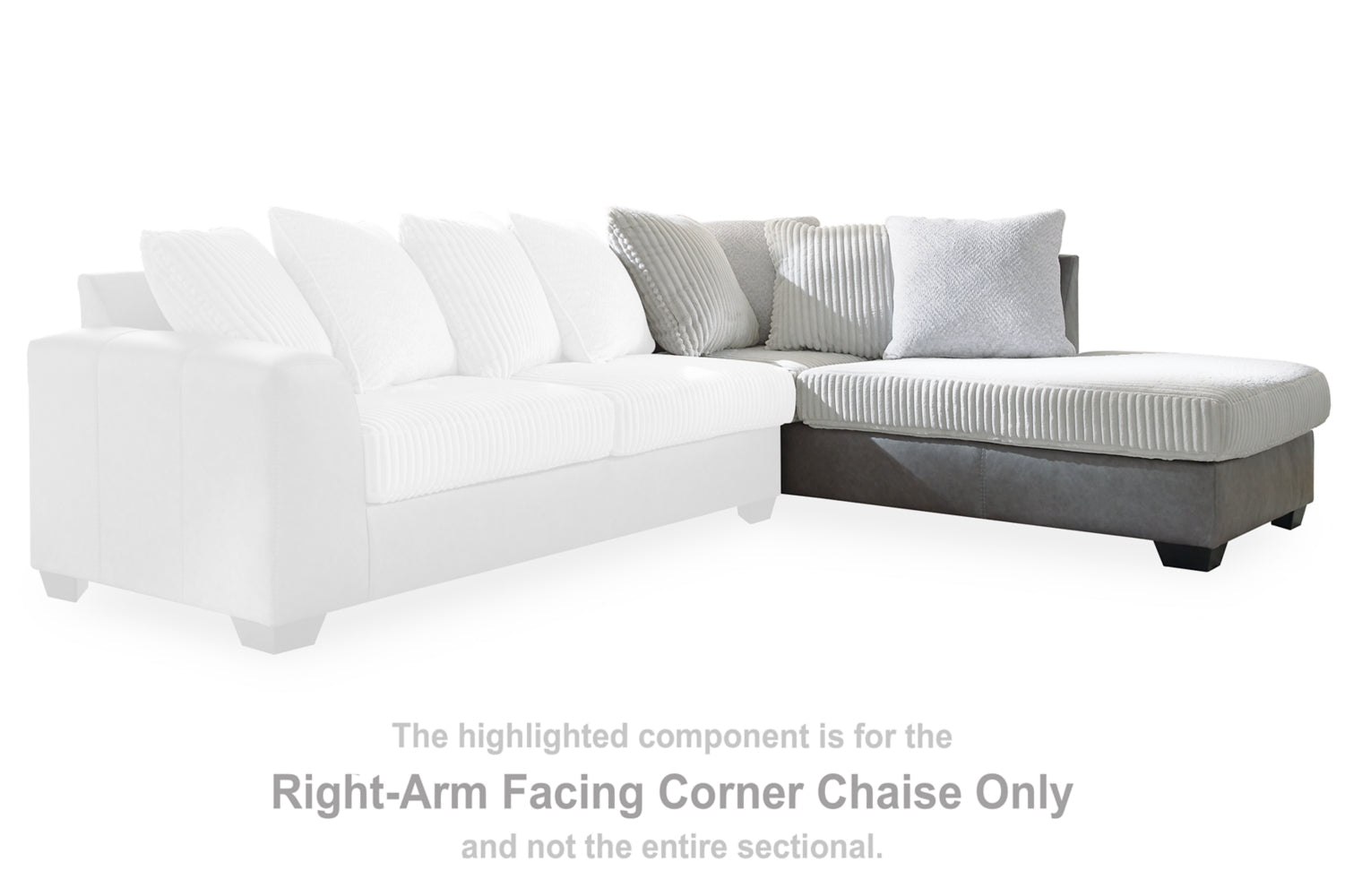 AshleyClairette Court 2 - Piece Sectional with Chaise