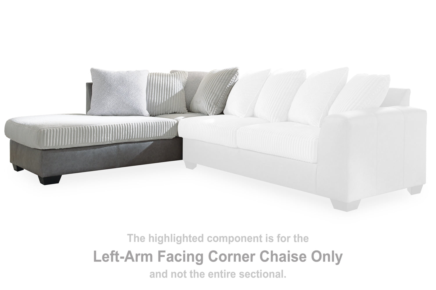 AshleyClairette Court 2 - Piece Sectional with Chaise