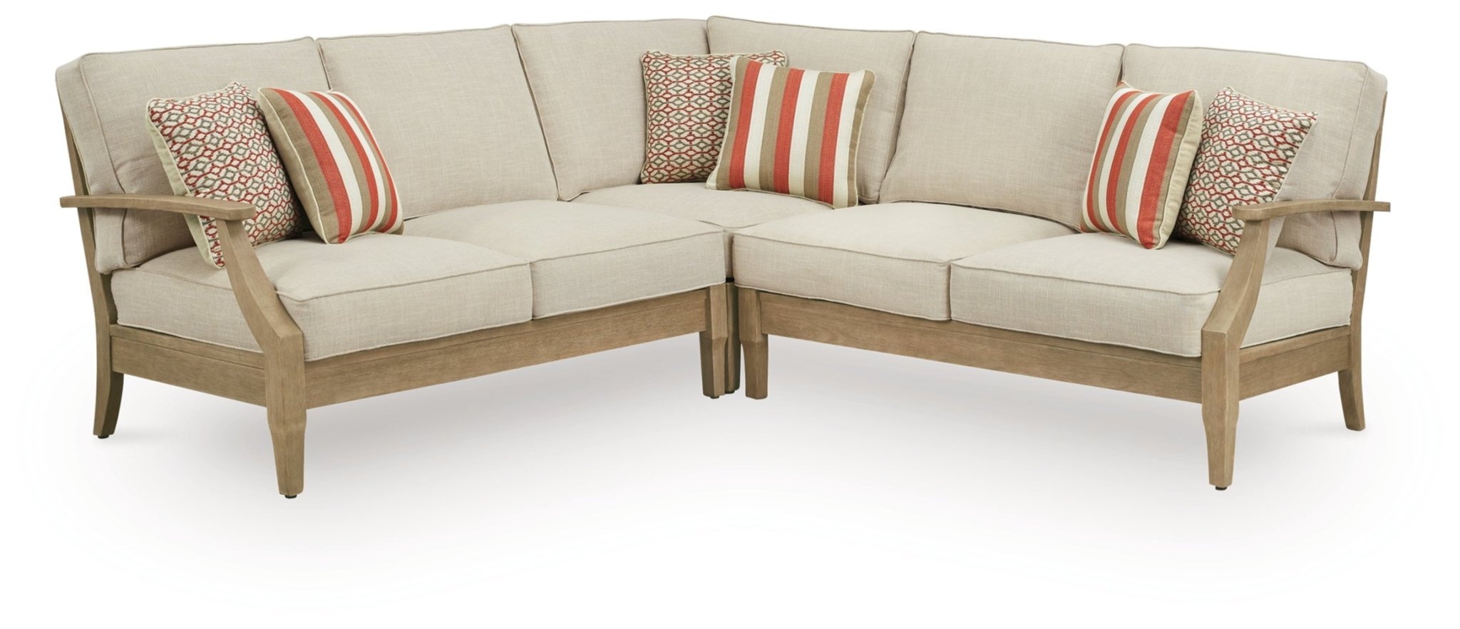 AshleyClare View 3 - Piece Outdoor Sectional