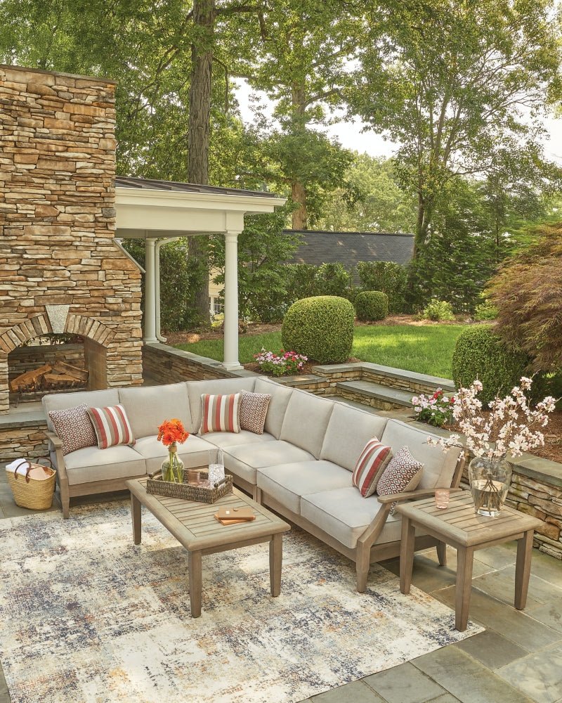 AshleyClare View 4 - Piece Outdoor Sectional