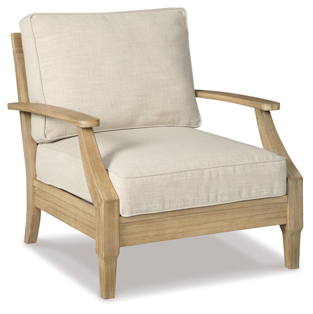 AshleyClare View Outdoor Lounge Chairs and End Table Set
