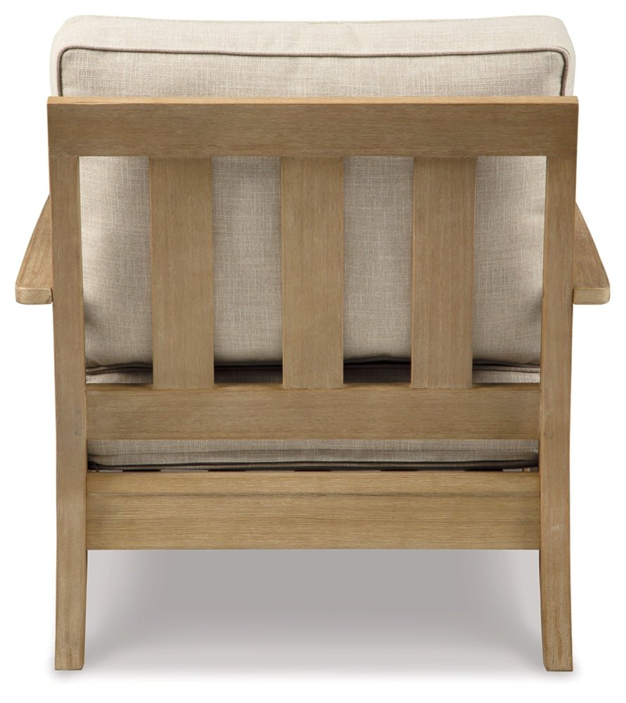 AshleyClare View Outdoor Lounge Chairs and End Table Set
