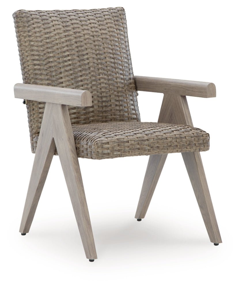AshleyCliff Trails Outdoor Arm Chair (Set of 2)
