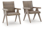 AshleyCliff Trails Outdoor Arm Chair (Set of 2)