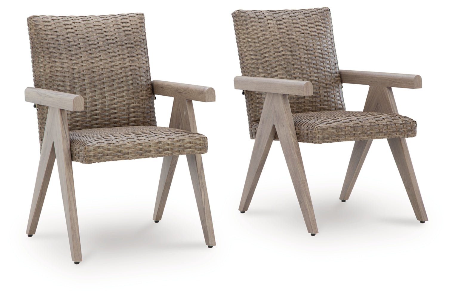 AshleyCliff Trails Outdoor Arm Chair (Set of 2)