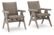AshleyCliff Trails Outdoor Rocking Arm Chair (Set of 2)