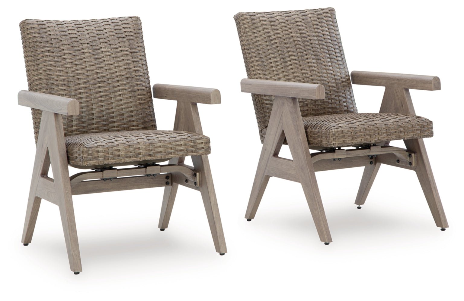 AshleyCliff Trails Outdoor Rocking Arm Chair (Set of 2)