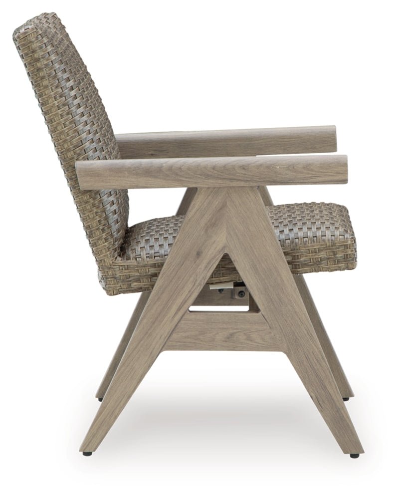 AshleyCliff Trails Outdoor Rocking Arm Chair (Set of 2)