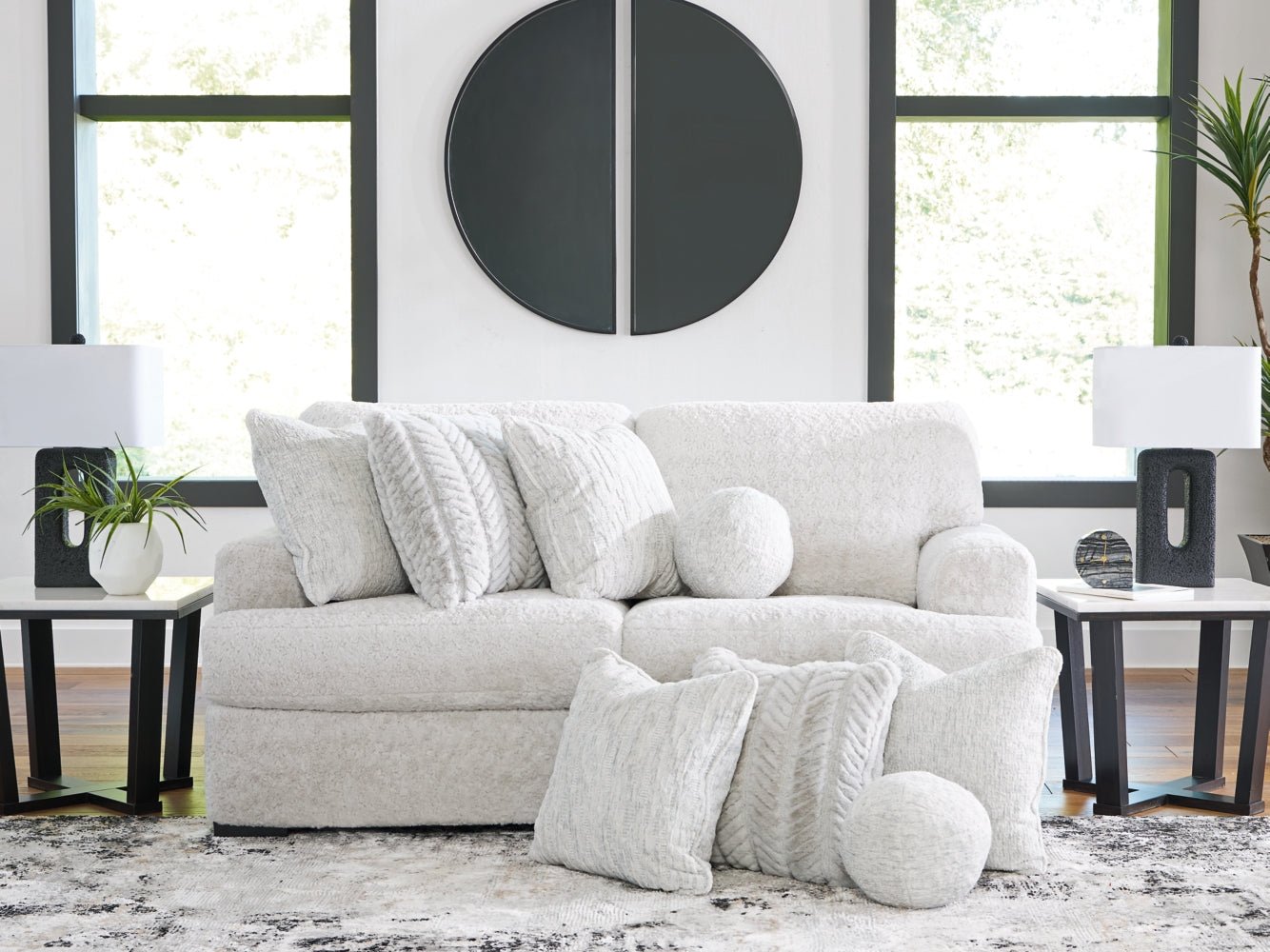 AshleyCuddle Plush 2 - Piece Sectional