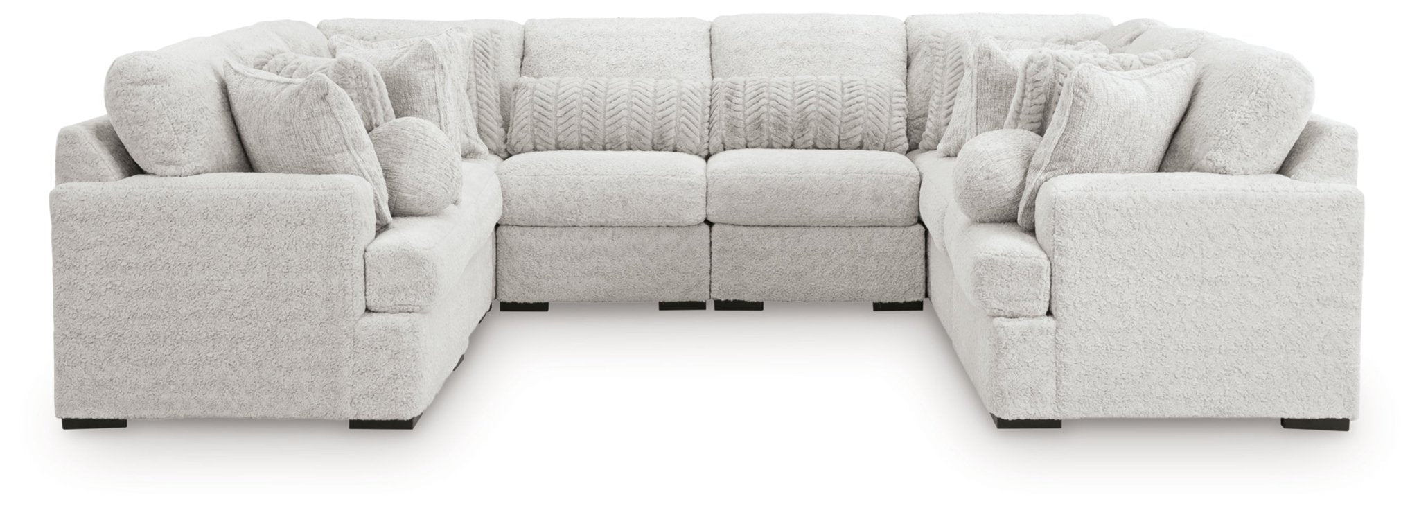 AshleyCuddle Plush 8 - Piece Sectional