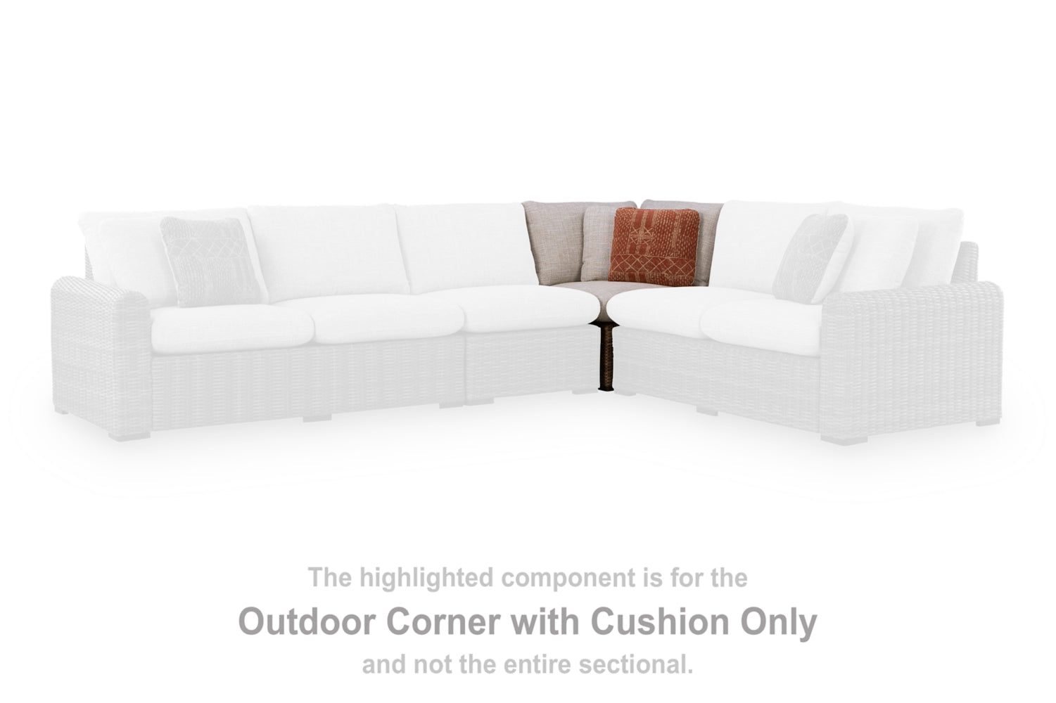 AshleyDolan Creek 3 - Piece Outdoor Sectional