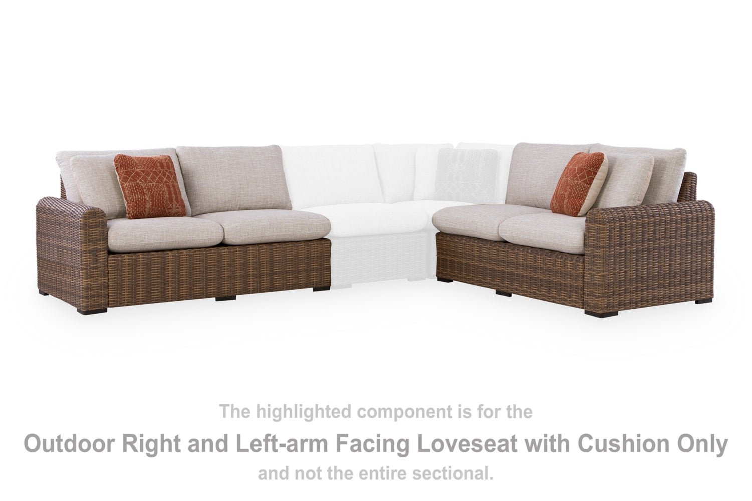 AshleyDolan Creek 4 - Piece Outdoor Sectional