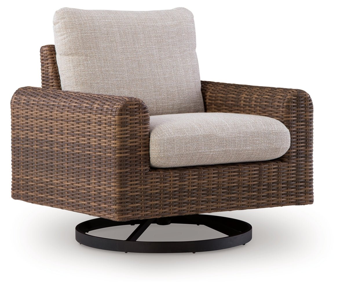 AshleyDolan Creek Outdoor Swivel Lounge Chair with Cushion